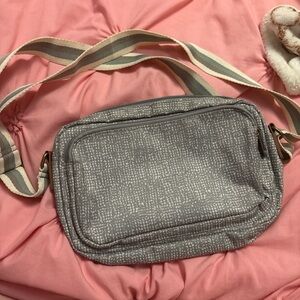 Thirty-One Gray Patterned Crossbody Bag